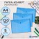 A set of removal converters on the button of 5 pcs. Calligrata, A4, 120MKM, blue