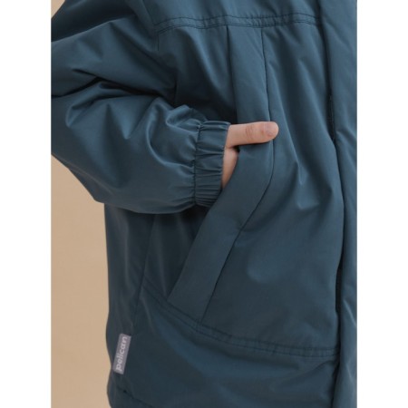 Vetrovka for boys, height 146 cm, sea wave color-9