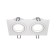 The built-in lamp Technical DL024-2-02W, 2x50W, 17.5x9.2x2.5 cm, GU10, white color
