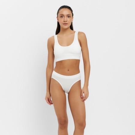 Female set (top, panties) color white, size 42-44
