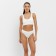 Female set (top, panties) color white, size 42-44