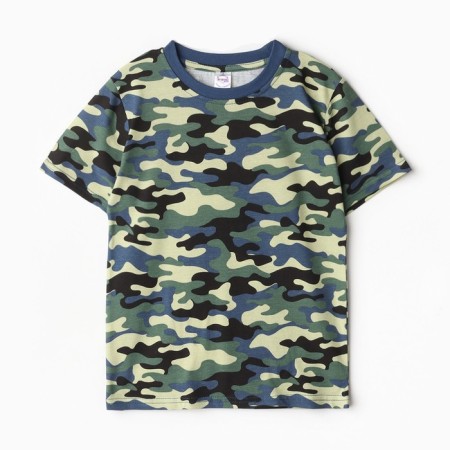 T -shirt children's, blue color, height 104 cm