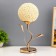 Highway "ball" LED 3W gold 18x12x36 cm Risalux