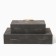 The casket for jewelry "gray marble" eco -leather, set 2 pcs.