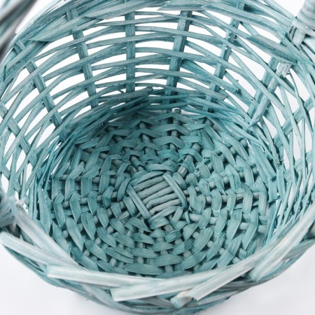 Set of wicker baskets, 3 pcs, 38x17x42 cm, green-3