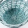 Set of wicker baskets, 3 pcs, 38x17x42 cm, green