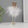Souvenir Polystone "Angel-hearteous gun" 17.5x6x5.5 cm