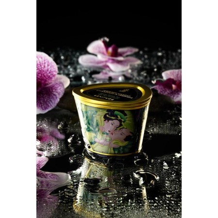 Candle - aromaticoma for shunga massage "Exotic green tea", 170 ml-8