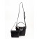 Women's bag, 27*7*12, lightning departure, belt lengths, black