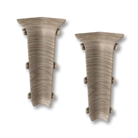 Inner lexide angle 80mm bleached oak (2pcs/blister)