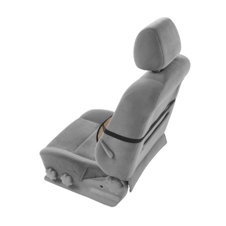 Orthopedic back on the seat with a massager, 40 × 40 cm, beige-1