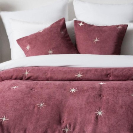 Cover with pillowcases "Belli", size 160x220 cm, pink color-2