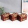 Casket Wood Elevated "Traveler Map" chest 11x17.5x1.5 cm, mix