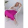 Female skirt, size 46, fuchsia color