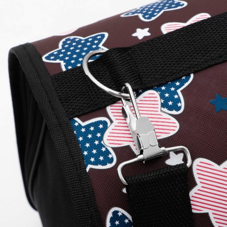 Animal bar bag "Star", size L, 53 x 21 x 29 cm, burgundy-6