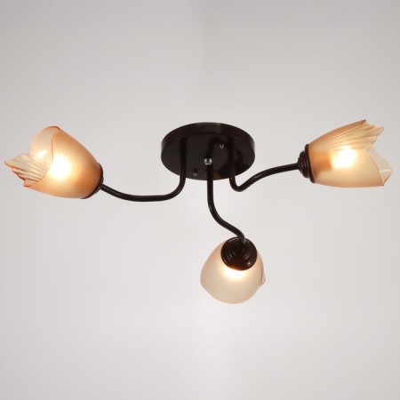 Chandelier 1341003/3br E27 15W brown Bayerlux-1