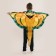 New Year! Carnival set "Cool snake", cape, mask, green color