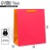 Two-color gift package, packaging, “pink-orange”, ml 23 x 27 x 11.5 cm