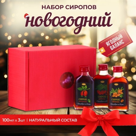 New Year's set of syrups "Berry Balance"