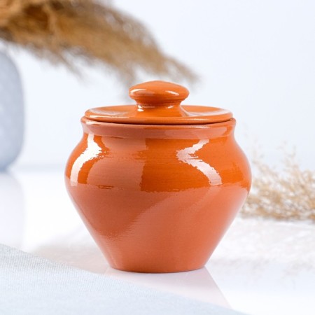 Set "Vyatka ceramics No. 3" 6x0.5 + grasp + shelf, terracotta-1