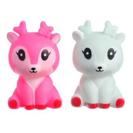 A set of rubber toys for the bathtub "deer", 2 pcs, color mix, crush me-9