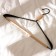 Shoulders - clothes hanger with reinforced shoulders Ladoom Laconique, 42 × 24 × 3.2 cm, black color is black