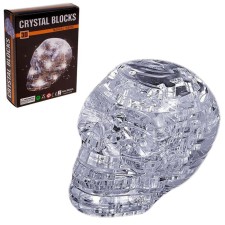 3D puzzle crystalline “Skull, 49 parts, light effects, works from batteries