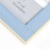 Photo frame plastic 15x20 cm "Lenon bright blue" Golden stroke 22.5x17.5 cm