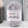 Yarn "mink" 100% polyamide 75m/50g (334 crystal)
