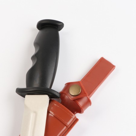Training knife, with scabbard, rubber, 24 cm-3
