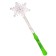 Light rod "Snowflake", green color