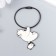 Browler Metal on the cable "White Bear and Penguin" enamel 5.2x4.1 cm