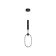 LED LED suspension with a remote control Ambrella Light, Line, FL10577, LED, 56 W, 4200LUM, 3000-6400K, black color black