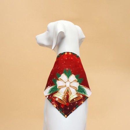 New Year. Bandana for animals "bell", size S (Osh up to 42 cm)-2