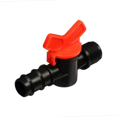 The control valve, external thread 3/4 ", for the hose 3/4" (19 mm), plastic-1