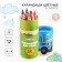 Colored pencils in a tube, 12 colors, trihedral, blue tractor