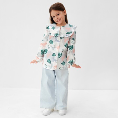 Children's shirt KAFTAN "Leopard", p. 38 (146-152)-1