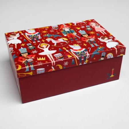A set of gift boxes 5 in 1 "Nutcracker", 32.5 x 20 x 12.5 - 22 x 14 x 8.5 cm, New Year-4