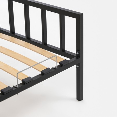 Metal collapsible bed with ORT. Osn Venus 900x1900 black-4