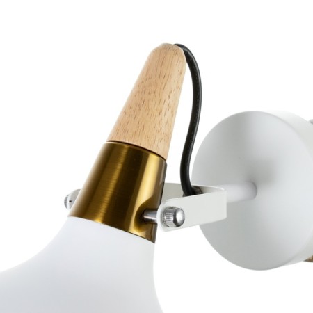 Bra "Lola" E27 40W white 25x16x25cm-5
