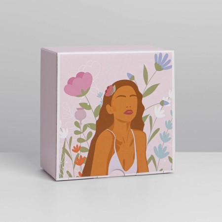 Box - Penal, Gift packaging, Girl, 15 x 15 x 7 cm-2