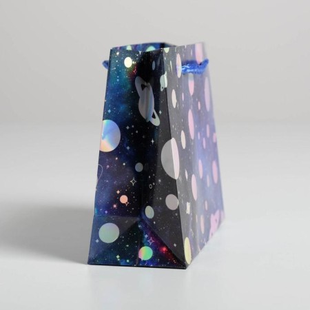 Gift holographic package, packaging, “Cosmos”, 15 x 12 x 5.5 cm-1