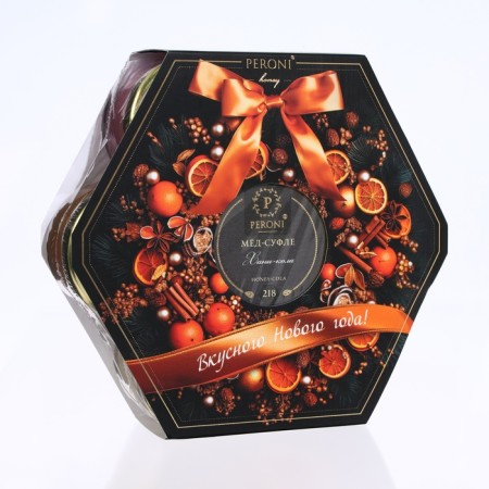 New Year. A set of Peroni honey-sufle "delicious New Year", 320 g