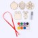 Set for creativity "Christmas tree toys made of wood. Make it yourself "(deer, gift, ball)