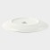Porcelain porcelain plate with a thickened edge Wilmax Olivia Pro, D = 15 cm, white color