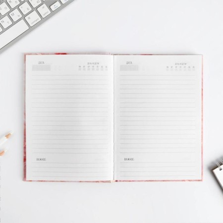 Diary in the gift box "since March 8", Flower, 80 sheets-7