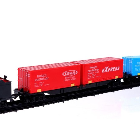 The Rail Road "Sowing Train", 320 cm length, light and sound effects, works from batteries-2