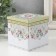 Casket Metal Square "Roses and Ornaments" of the line 9x9x9 cm