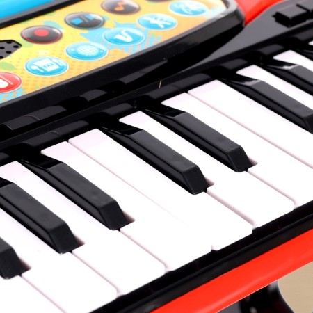 Synthesizer Floor "composer", sound, light effects, with a microphone-11