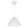Susage "cone" 1x15W E27 Model: BR 00266 White/Transparent 25x25x15cm